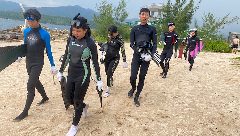 20230819 香港青年協會賽馬會紅磡青年空間岸潛及淨灘活動